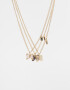 Collares para compartir Con Mariposas Set De Collares Para Compartir Bff - Dorado