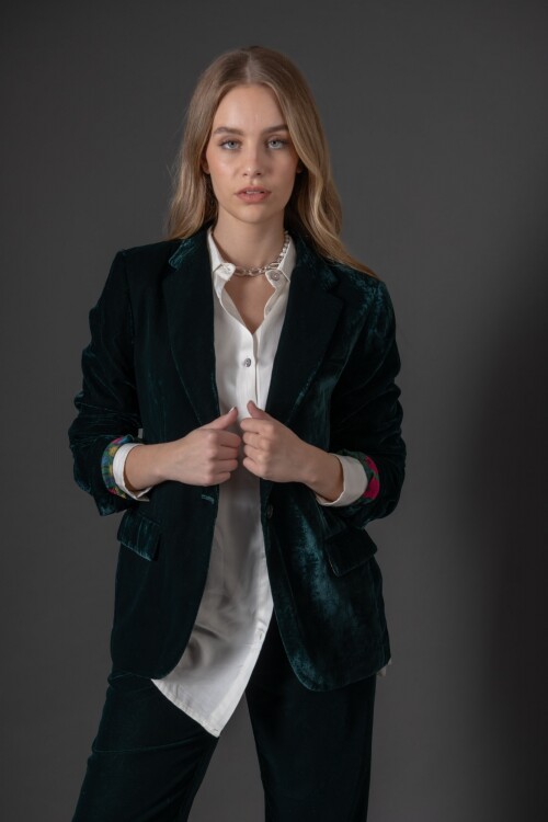 Chaqueta Velvet Verde