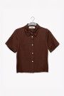 SHORT SLEEVE SHIRT Chocolate
