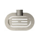 JABONERA DE METAL LINEA SIGNATURE COLOR GRIS BRUSHED NICKEL GRIS-BRUSHED NICKEL