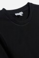 Remera cuello a la base NEGRO