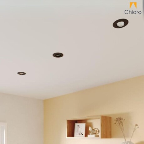 Spot LED 5W MÓVIL, de empotrar redondo, Dimerizable NEGRO Spot LED 5W MÓVIL, de empotrar redondo, Dimerizable NEGRO