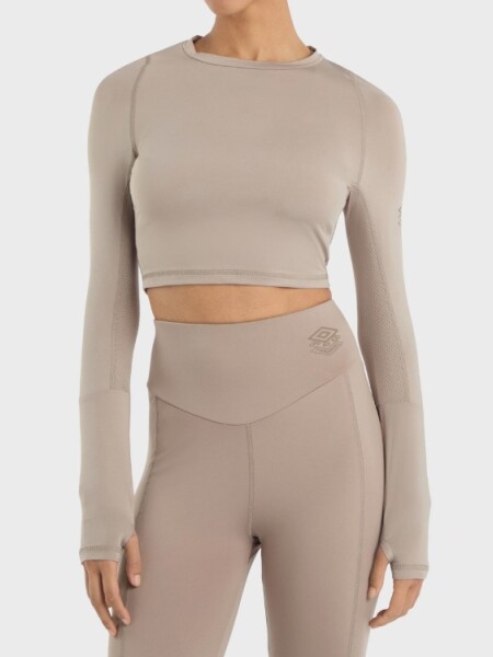 TOP PRO TRAINING CROPPED LS Umbro Mujer 00b