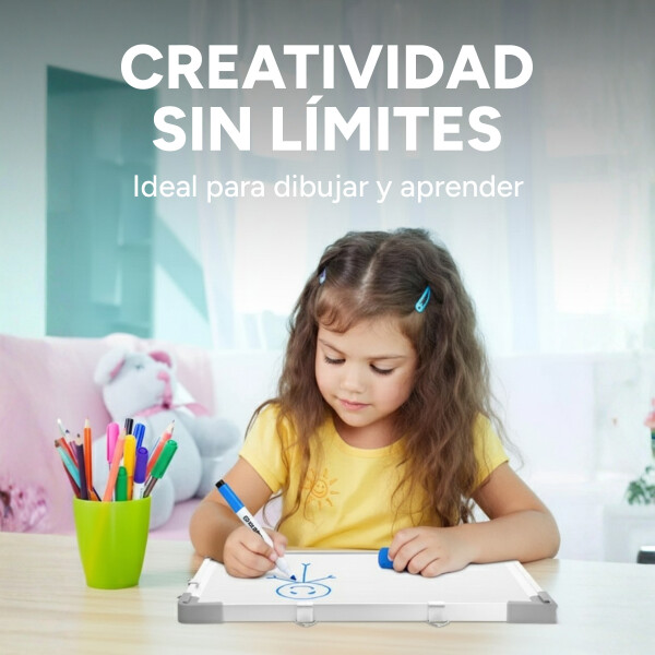 Pizarra Blanca Pizarrón Magnética 30x40 C/ Marcador Imanes Pizarra Blanca Pizarrón Magnética 30x40 C/ Marcador Imanes