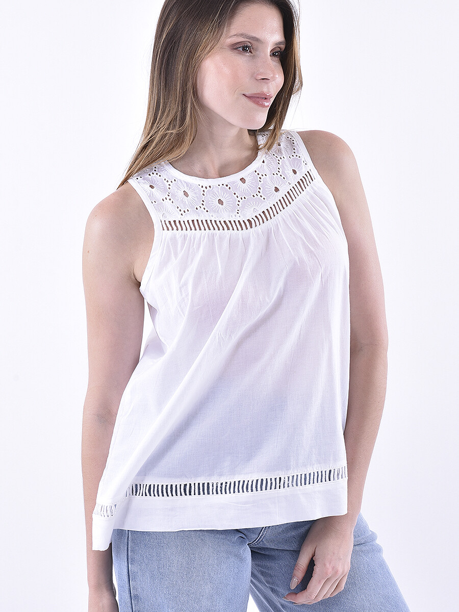 BLUSA ALFO - BLANCO 