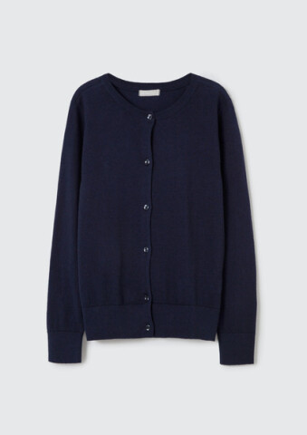 CARDIGAN FEM AZUL MARINO