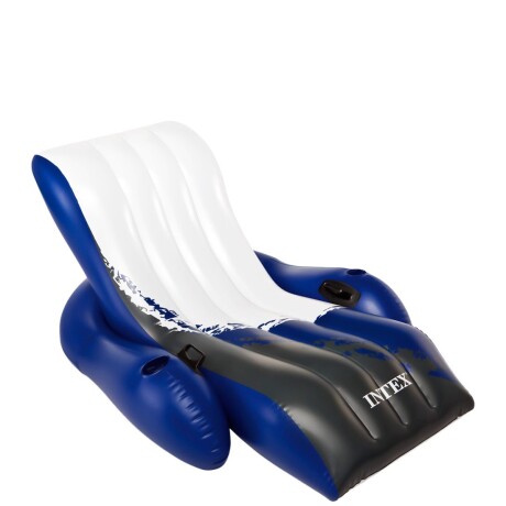 INTEX SILLON REPOSERA INFLABLE PARA PISCINA C/POSAVASOS 180 X 135 CMS RIVER RUN Intex Sillon Reposera Inflable Para Piscina C/posavasos 180 X 135 Cms River Run