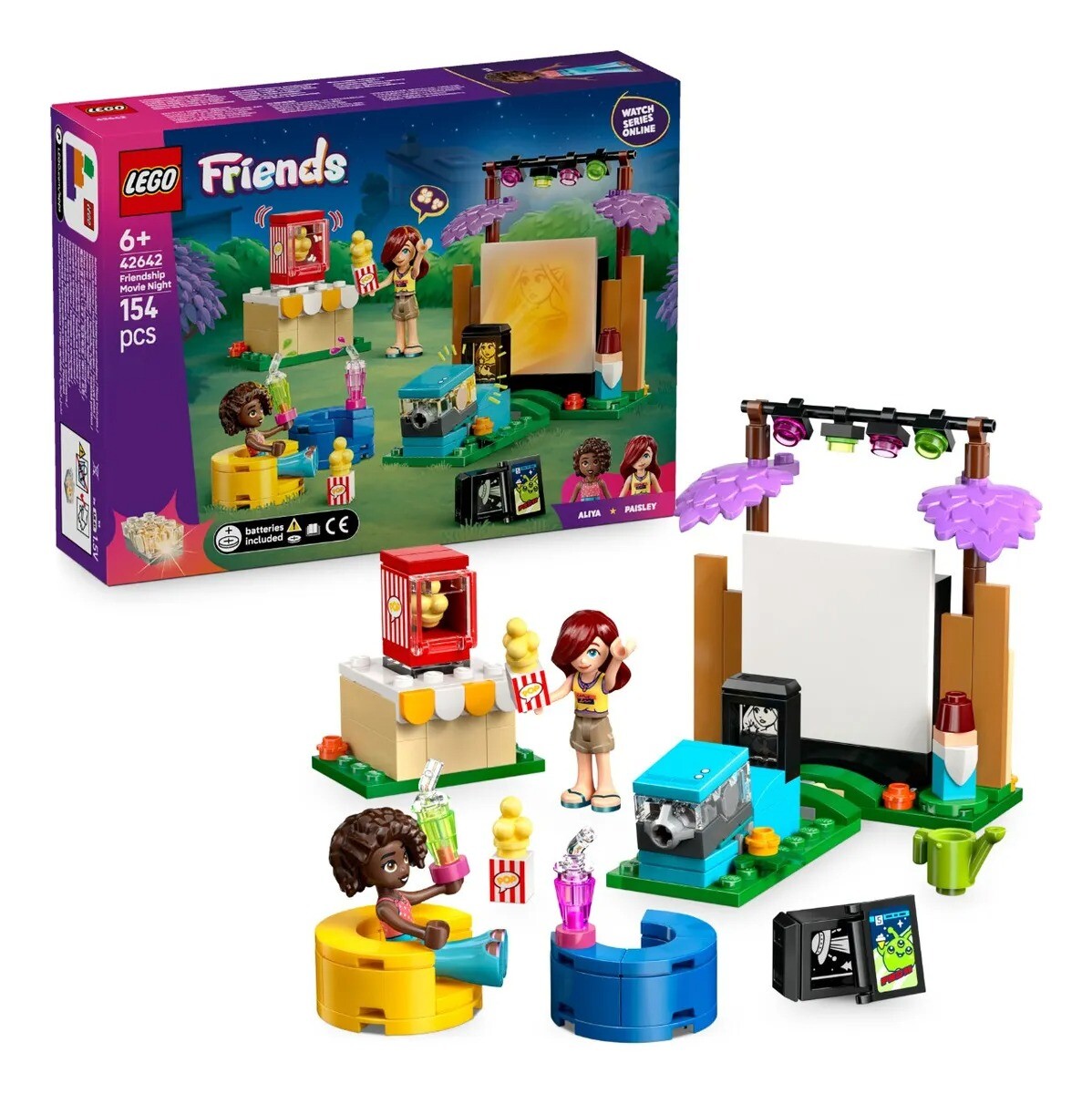 Noche De Películas Sobre La Amistad De Lego® Friends; Juguete 42642 
