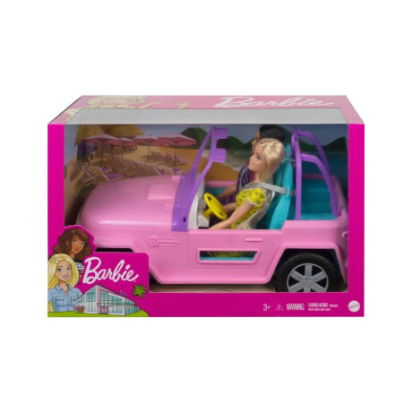 Barbie - Jeep Con 2 Muñecas Barbie - Jeep Con 2 Muñecas