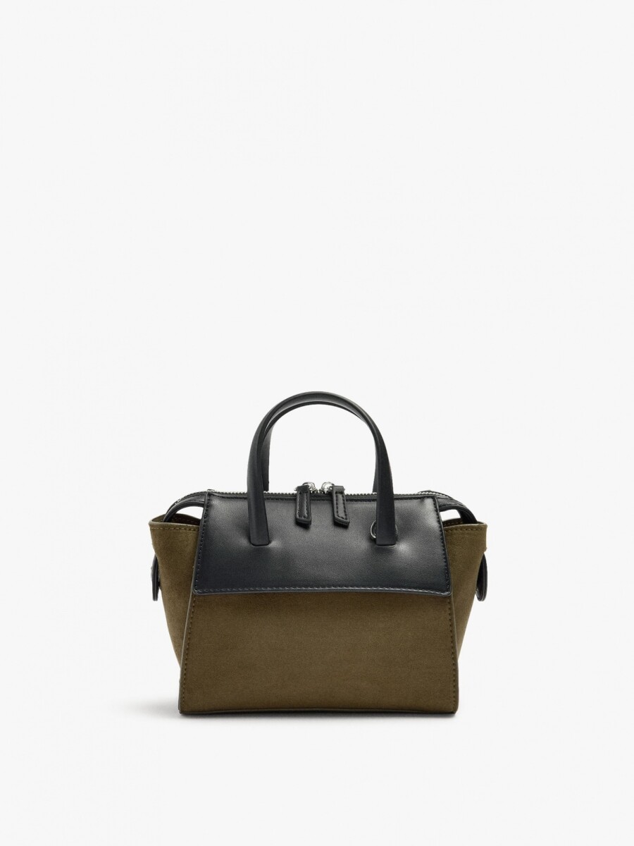 Bolso Tote Con Bandolera multicolor