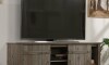 Rack para TV 70" Puertas corredizas - Sauder - Credenza Marrón Oscuro