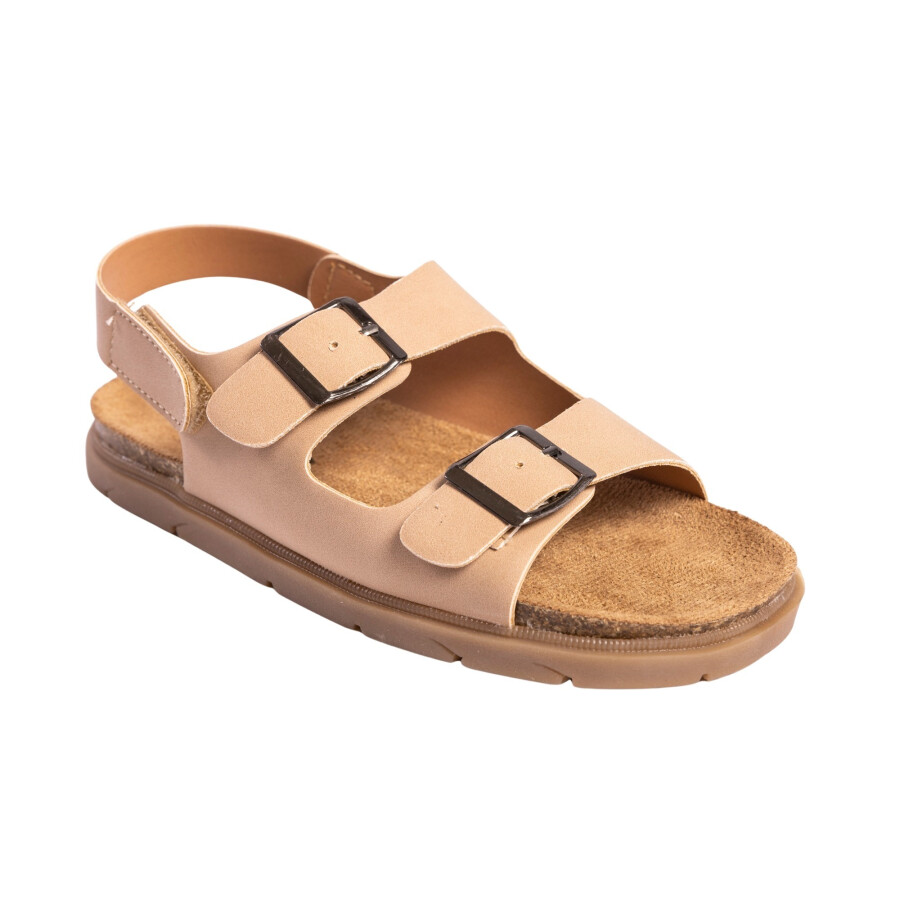 CHERRY TEENS FLAT BEIGE