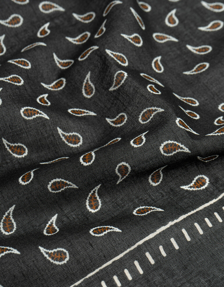 Pañuelos Raso No Gender Pañuelo De Algodón Orgánico - Combinacion Bicolor