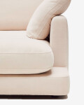 Sofá Gala 4 plazas con chaise longue derecho beige 300 cm