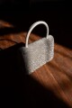 Cartera Sostra Plateado