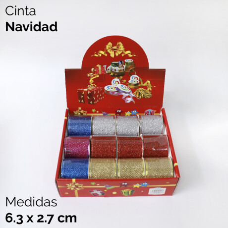 Cinta Navideña Red 6,3cm X 2,7mts Unica
