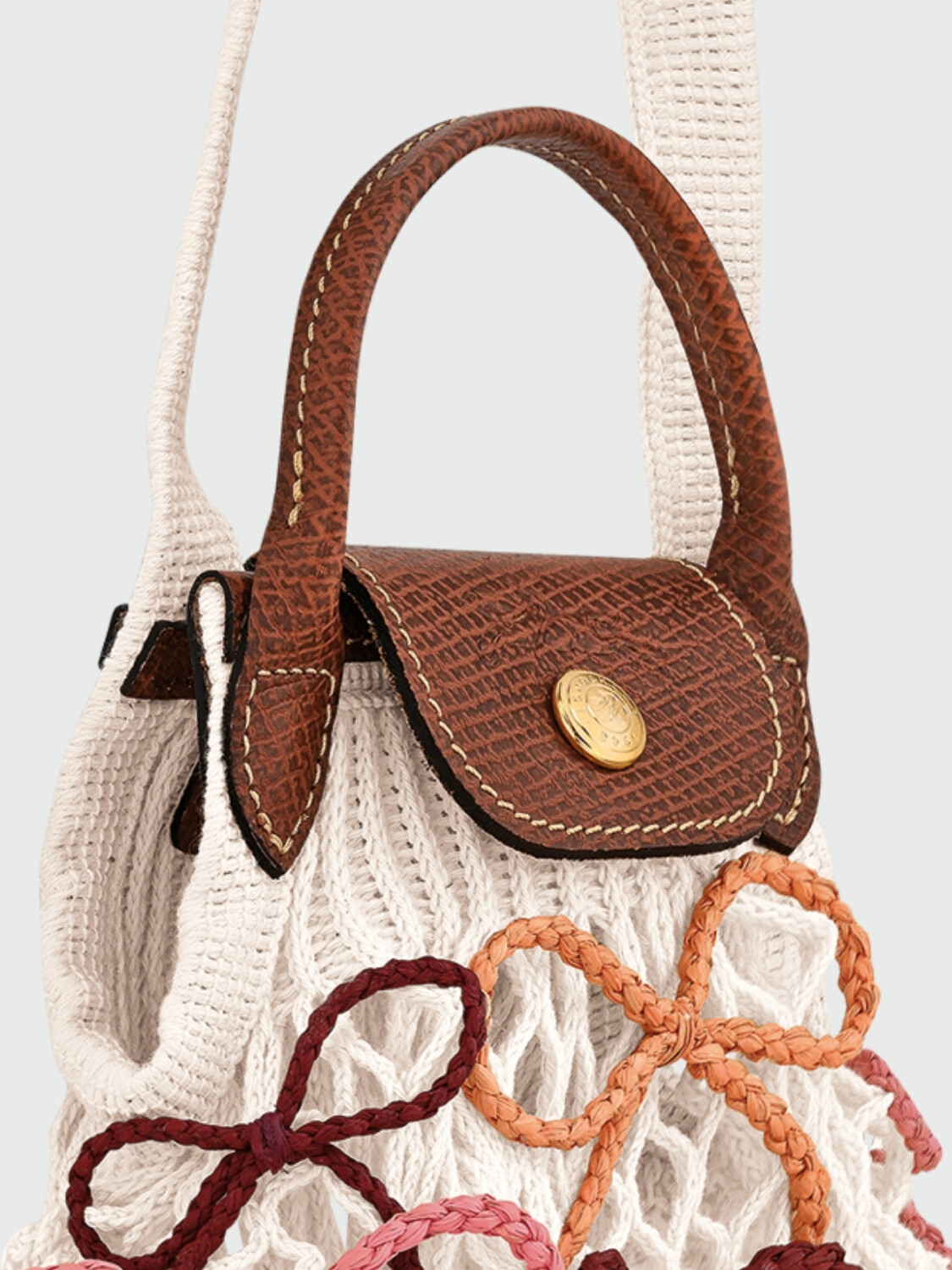 LONGCHAMP - Le Pliage Mesh XS Marfil