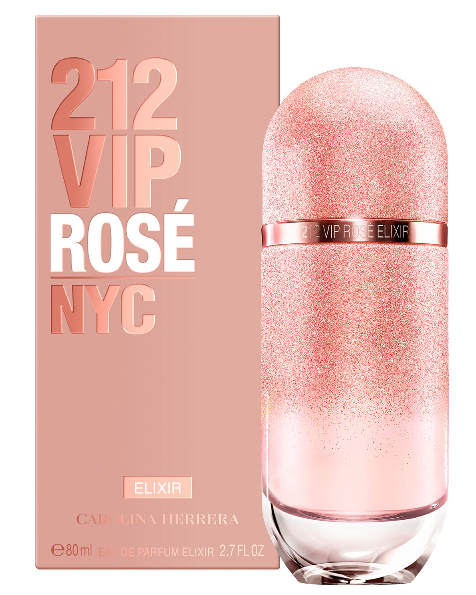 Perfume Carolina Herrera 212 VIP Rosé Elixir EDP 80ml Original 