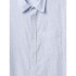 V-LS STANDARD LINEN COTTON BLUE STRIPE