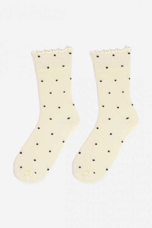 Medias lunares wavy amarillo