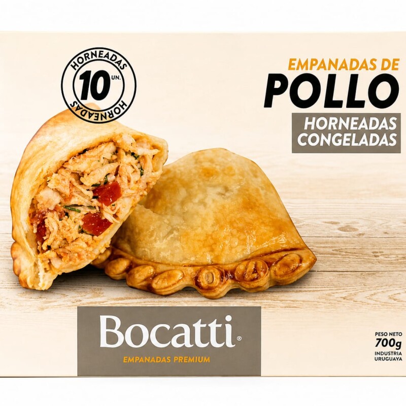 EMPANADAS DE POLLO BOCATTI PREMIUM X 10 EMPANADAS DE POLLO BOCATTI PREMIUM X 10