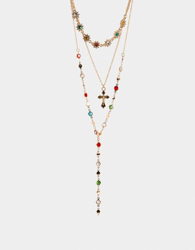 Collares Largos Religioso Collar Largo Religioso - Dorado