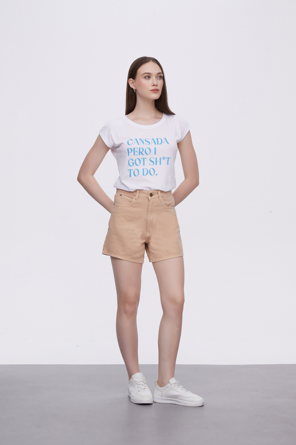 Short Karime Beige