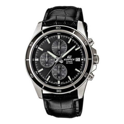 Reloj Casio Edifice EFRL526L 1AVUDF para hombre en cuero Negro