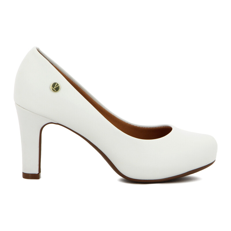 Vizzano Zapato Clasico Taco Medio Punta Redonda Blanco