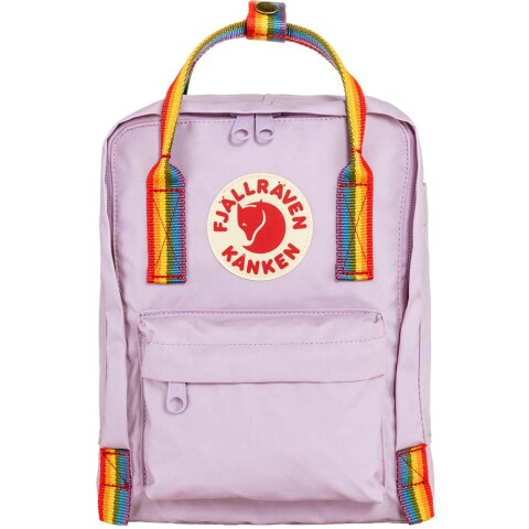 Mochila Fjallraven Kanken Rainbow Mini Unisex Pastel Lavender-Rainbow
