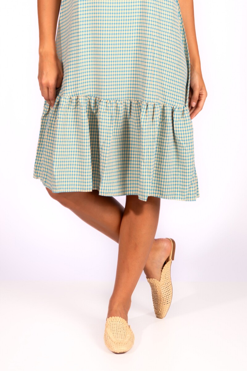 Vestido Brezee Celeste