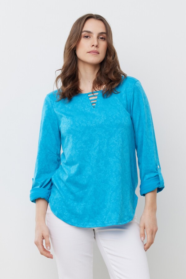 Blusa Botanic AZUL