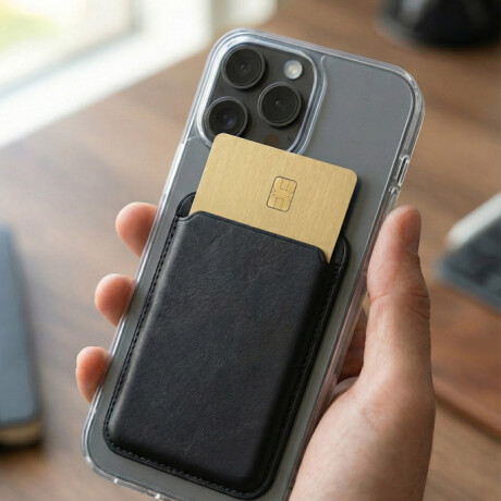 Tarjetero magnético para celular Klasse | Protección RFID integrada Tarjetero magnético para celular Klasse | Protección RFID integrada