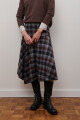 FALDA CUADROS AZUL