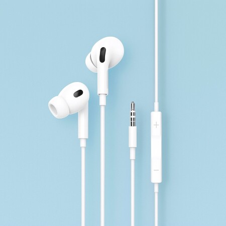 AURICULAR MANOS LIBRES USAMS 3.5MM Blanco