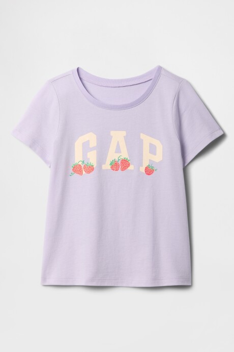 Remera Logo Gap Toddler Niña Perfumed Lilac