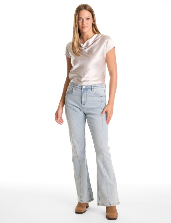 Jean Bootcut Tachas JEAN CLARO