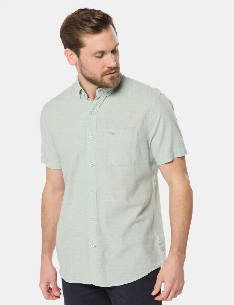 CAMISA DE LINO Verde