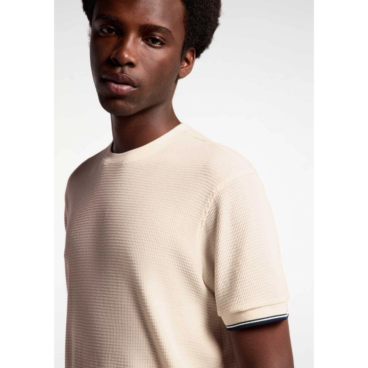 CAMISETA MM MASC - MARROM CLARO 