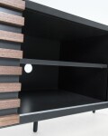 Mueble TV Kesia con chapa de nogal 162 x 58 cm