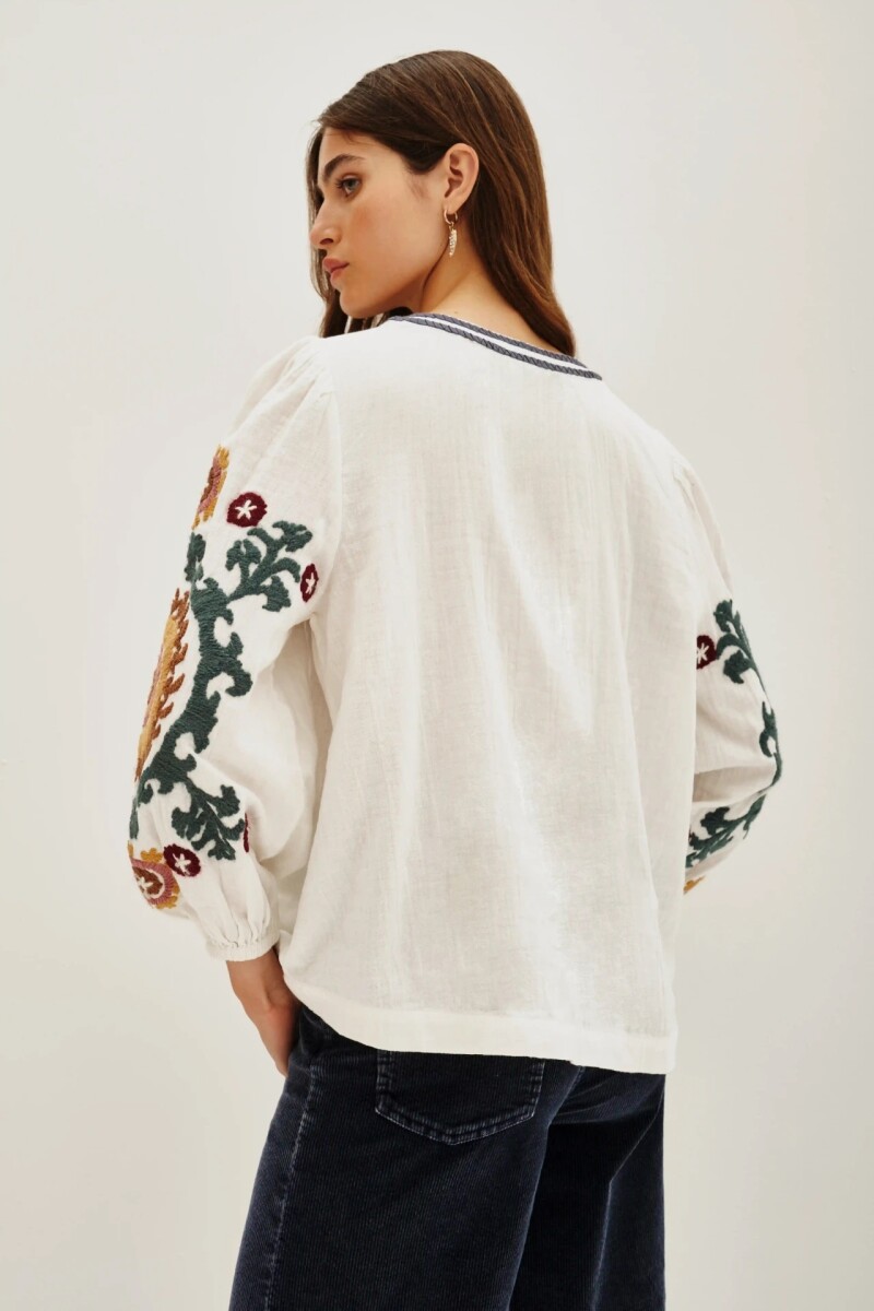 Camisa Suzani Crudo