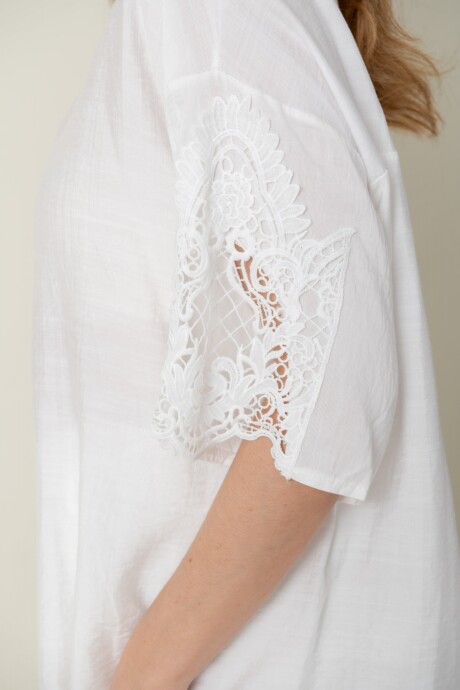 BLUSA CLAVEL Blanco