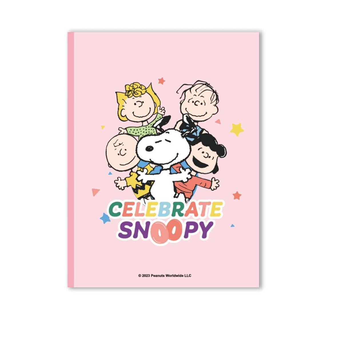 Cuaderno Snoopy - rosa 