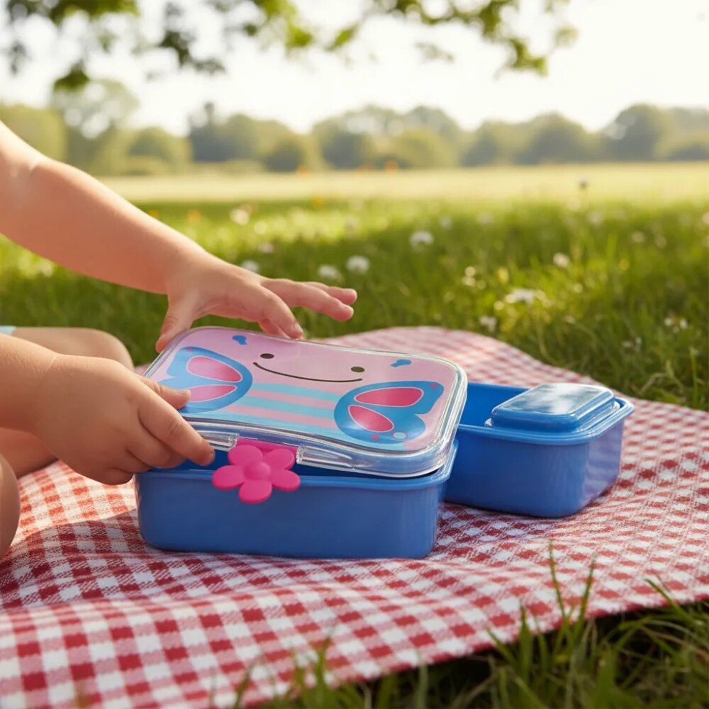 Lunch kit SKIP HOP tupper vianda mariposa