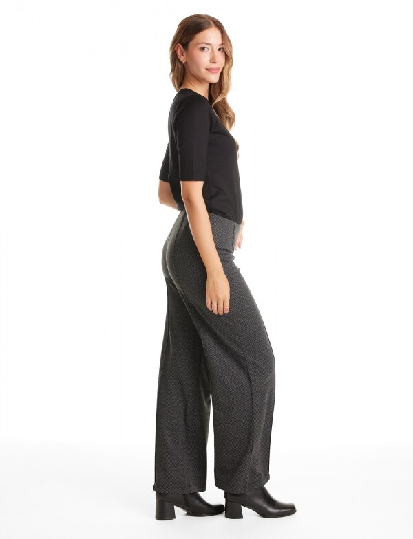 Pantalon Wide Leg Gales GRIS/MULTI