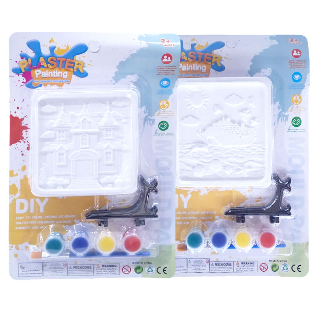 Cuadros 3D de yeso para pintar DIY - Cuadros 3d De Yeso Para Pintar Diy 