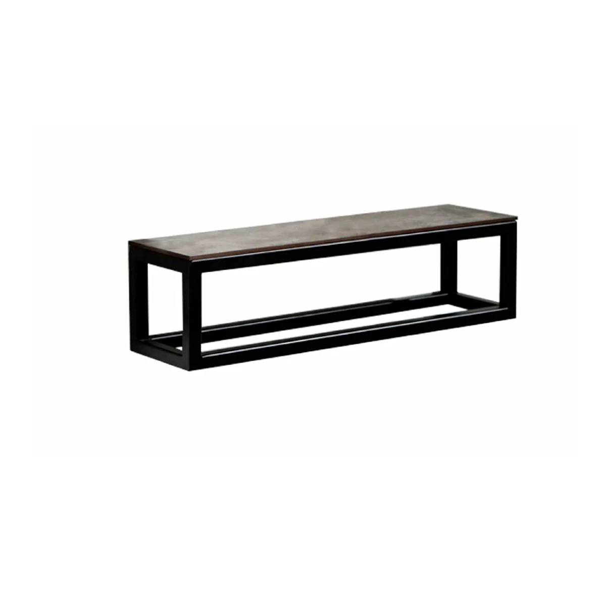 Mueble Auxiliar De Aluminio Negro Mate - 60.1X15.1X15.6 