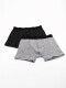 BOXER ALGODÓN PACK X2 NEGRO