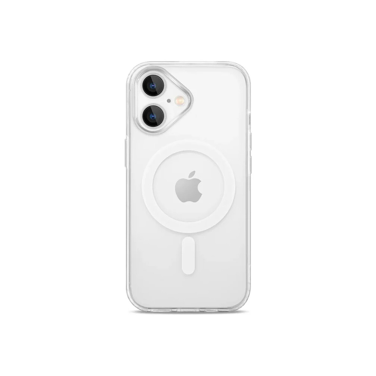 Protector rígido para iPhone 16 transparente con MagSafe 