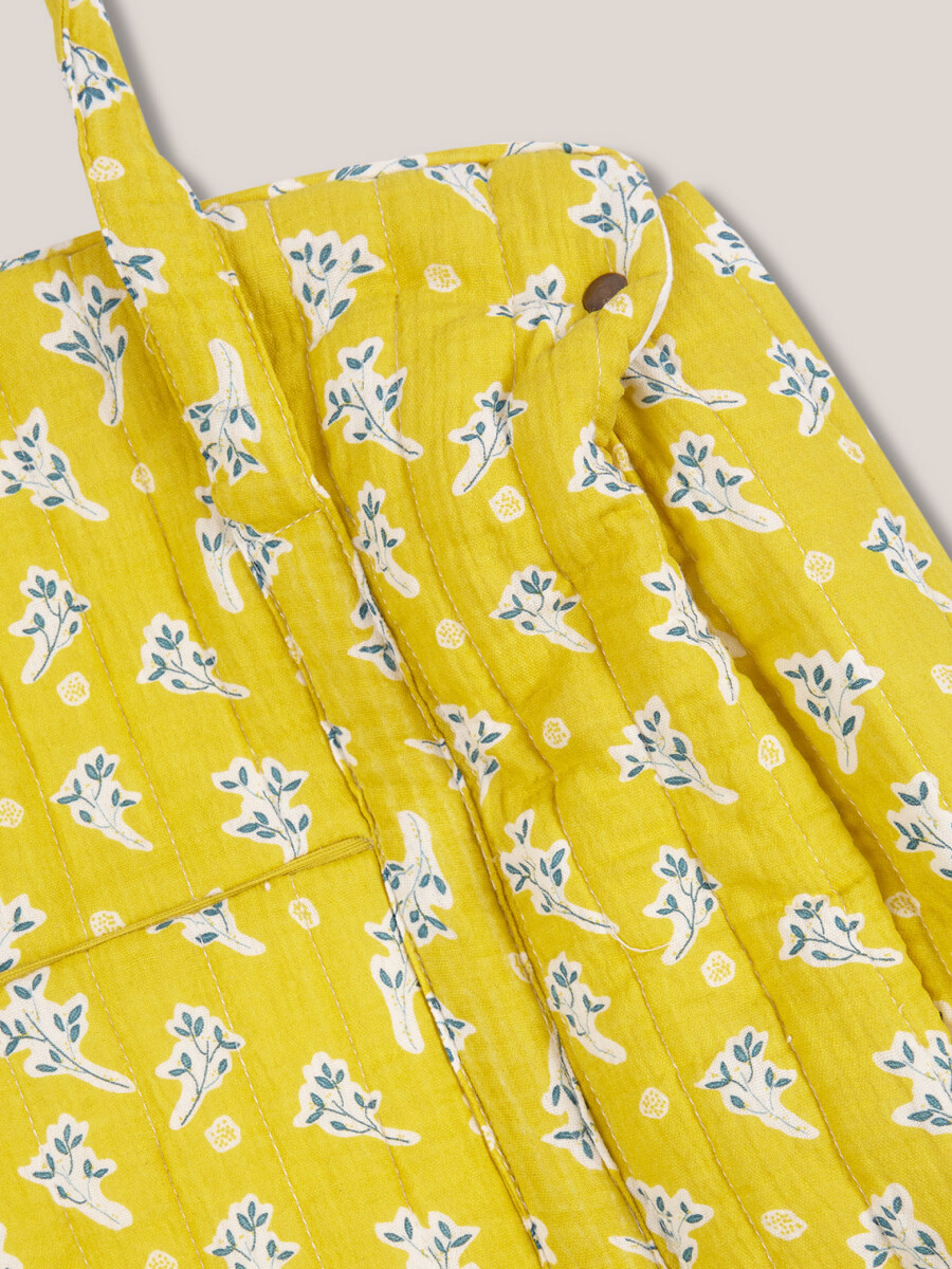 Bolsa Estampada De Carro Amarillo Oscuro